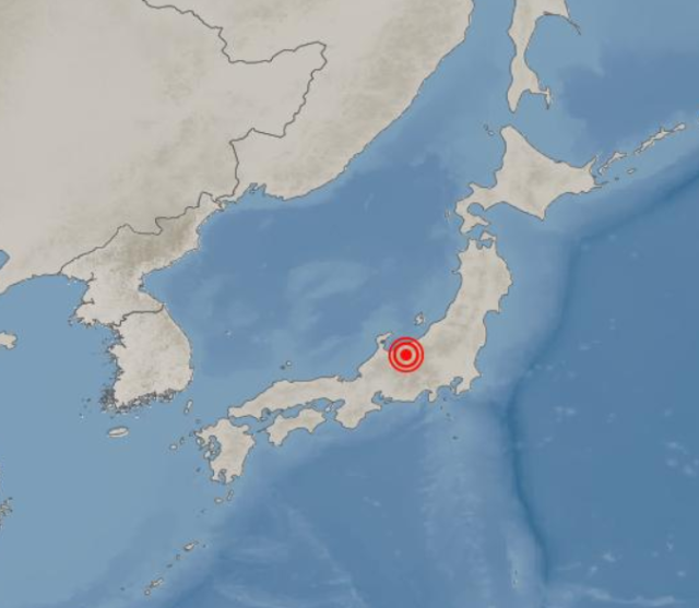 일본 나가노현에서 규모 50 지진이 발생했다 사진기상청