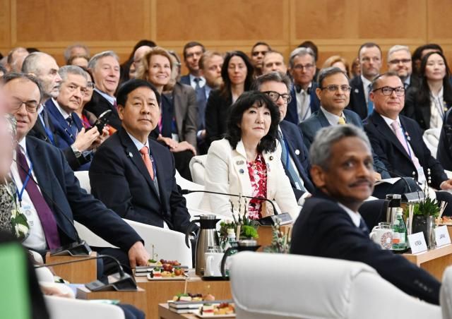 주요 20개국G20 재무장관회의 참석차 미국 워싱턴DC를 방문 중인 구윤철 부총리 겸 재정경제부 장관이 4월 17일현지시간 국제통회기금IMF에서 열린 국제통화기금위원회IMFC에 참석했다 사진재정경제부