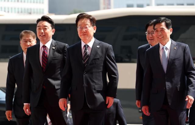 시정 연설 위해 국회 도착한 이재명 대통령 사진연합뉴스