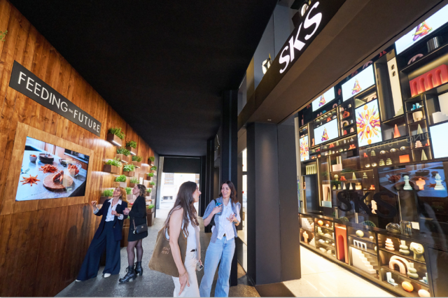 LG전자가 20일현지시간 이탈리아 밀라노에서 주방가전·가구 박람회 유로쿠치나에 참가했다 사진-LG전자