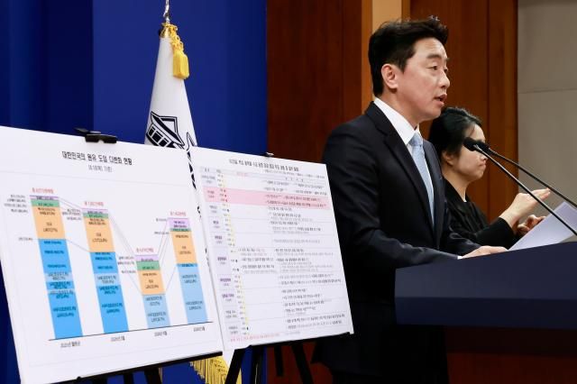 강훈식 대통령 비서실장이 24일 청와대에서 비상 경제 상황 관련 브리핑을 하고 있다 사진연합뉴스