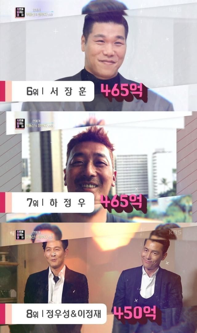 연예계 부동산 6위는 서장훈이 차지했다 사진KBS2 연중 라이브 영상 캡처
