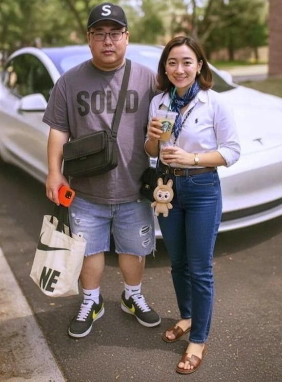 영포티’ 남녀의 전형을 나타낸 인공지능AI 밈 이미지 사진연합뉴스