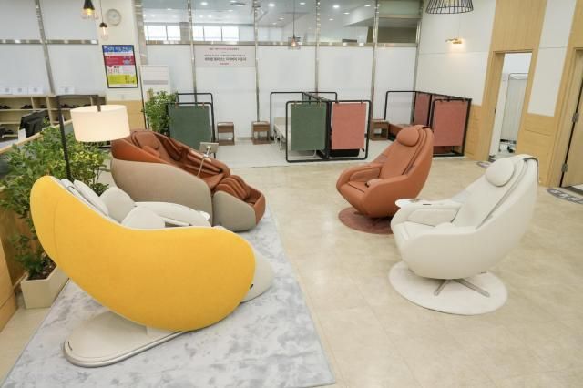 세라젬이 대한체육회 진천 국가대표선수촌 내 체험존을 리뉴얼해 조성한 세라젬 챔피언스 리커버리 라운지 사진세라젬