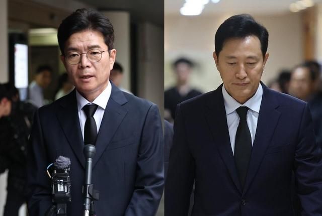 정원오 더불어민주당 서울시장 후보왼쪽·오세훈 국민의힘 서울시장 후보 사진연합뉴스