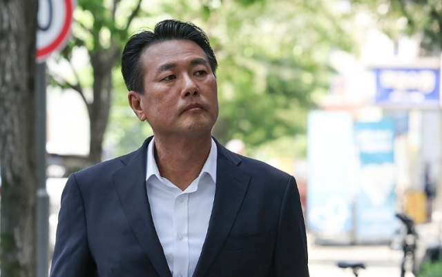 김태효 전 국가안보실 1차장이 지난달 15일 경기도 과천에 마련된 권창영 2차 종합특별검사팀 사무실에 출석하고 있다 사진연합뉴스