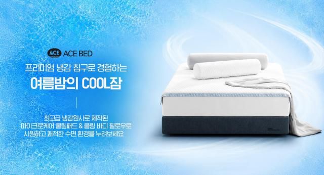 에이스침대 마이크로케어 쿨링패드 쿨링 바디 필로우 사진에이스침대