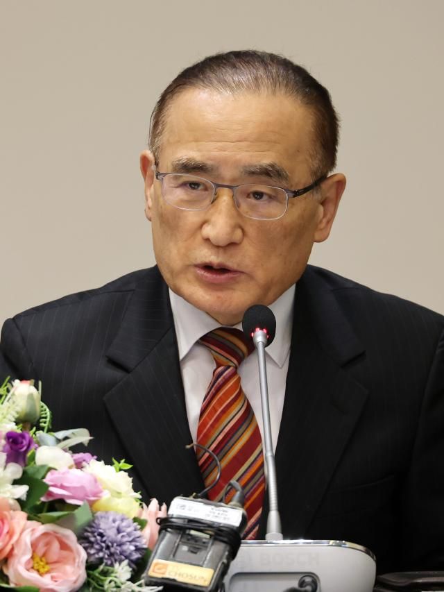 위성락 국가안보실장이 지난달 13일 서울 프레스센터 한국신문방송편집인협회에서 열린 간담회에서 발언을 하고 있다 사진연합뉴스