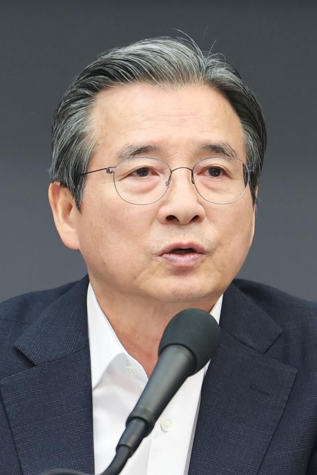 김용범 대통령비서실 정책실장이 지난 24일 서울 중구 프레스센터에서 열린 관훈토론회에서 모두발언을 하고 있다 사진연합뉴스