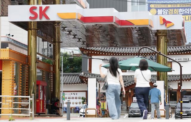 지난 22일 서울 시내 한 SK주유소 직영점의 모습 