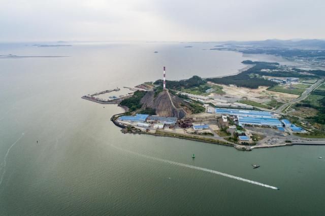 장항제련소 전경 항공사진 구 조선제련주 장항제련소 장항 LS메탈 사진대한민국역사박물관 현대사아카이브