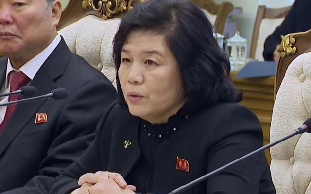 최선희 북한 외무상 사진연합뉴스