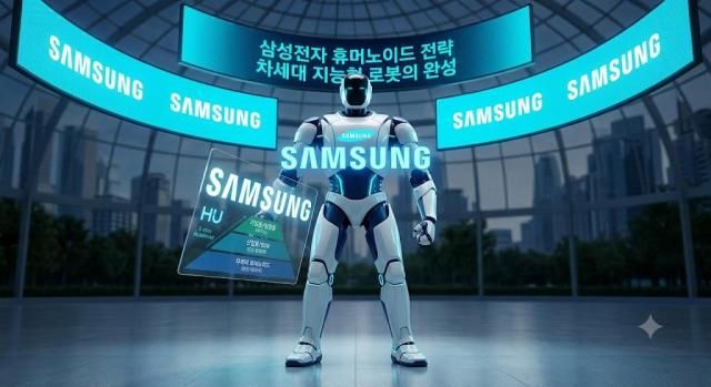 삼성전자의 미래 로봇 사업 모습을 생성형 인공지능AI을 활용해 제작한 이미지 사진제미나이 