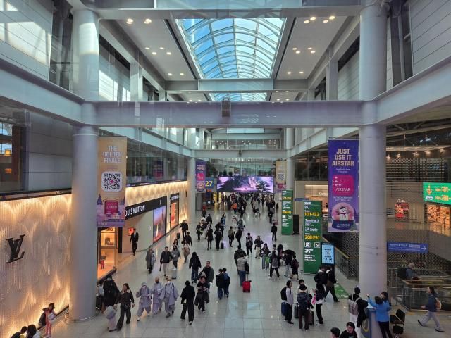 인천공항 내 전경 사진조재형 기자