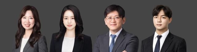 왼쪽부터 서현영 변호사 강승현 외국변호사 김광우·박서현 변호사 사진법무법인 태평양