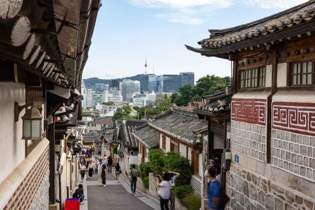 북촌 한옥마을 거리 풍경