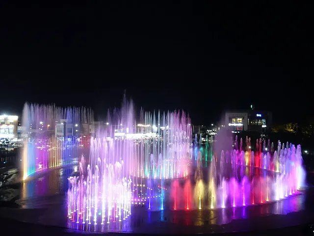 다대포 해변에서의 봄 풍경