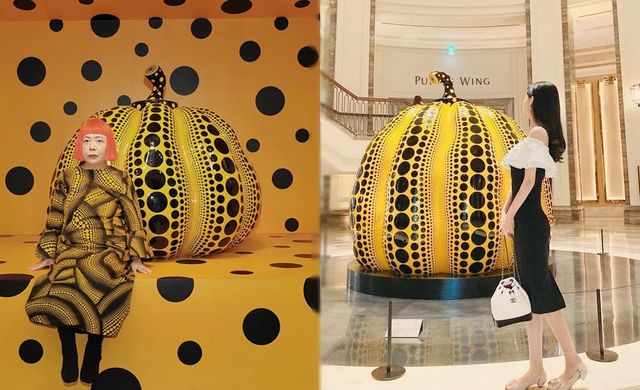 쿠사마 야요이의 노란 호박