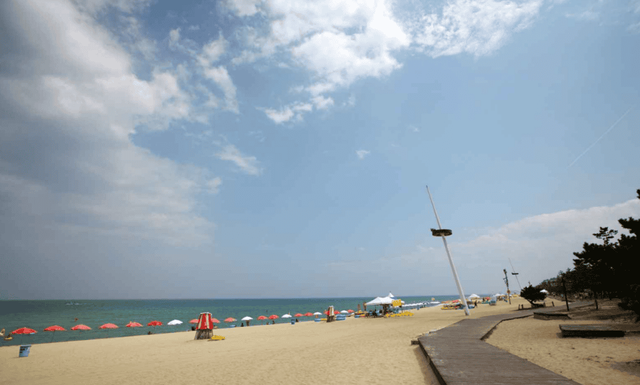 경포대 해변