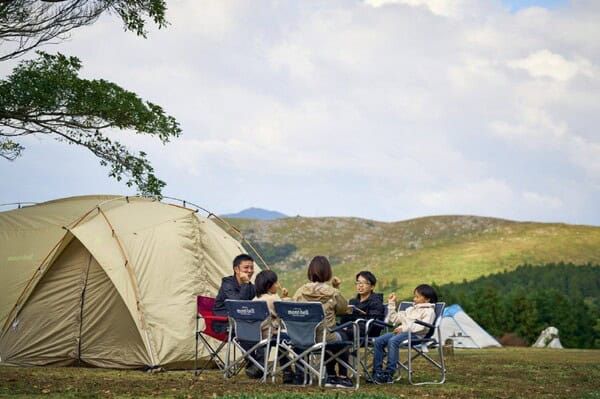 이키요시다이 리프레시 파크 캠핑장은 자연 탐험과 캠핑의 조화를 경험할 수 있고, 온천욕까지 가능한 이색적인 캠핑장이다 / 부관훼리