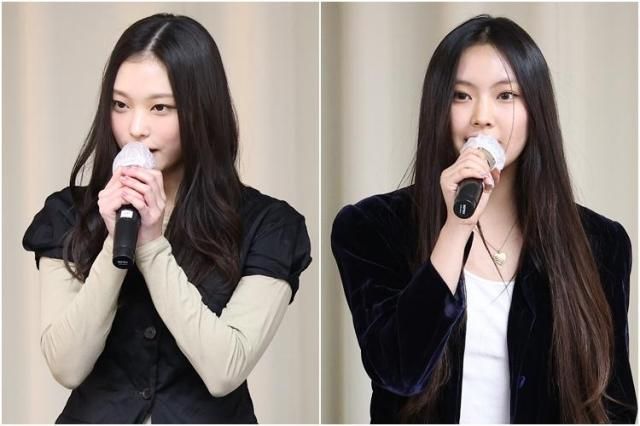 뉴진스 멤버 해린왼쪽과 혜인 사진연합뉴스