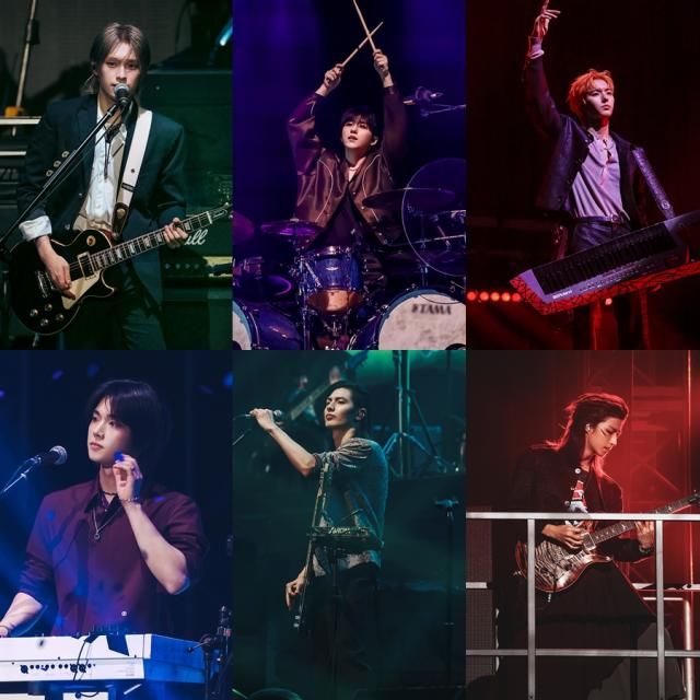 위 왼쪽부터 아래 왼쪽으로 엑디즈 가온 건일 승민 정수 주연 준한 사진JYP엔터테인먼트