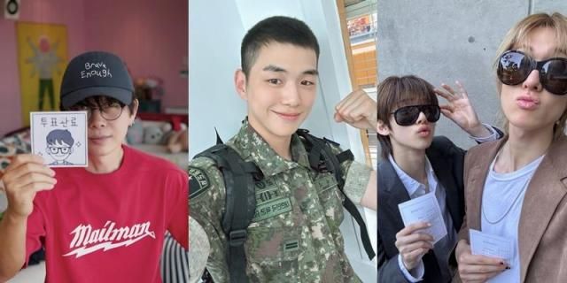 왼쪽부터 가수 이승환 강다니엘 코르티스 주훈 마틴 사진연예인 SNS 위버스