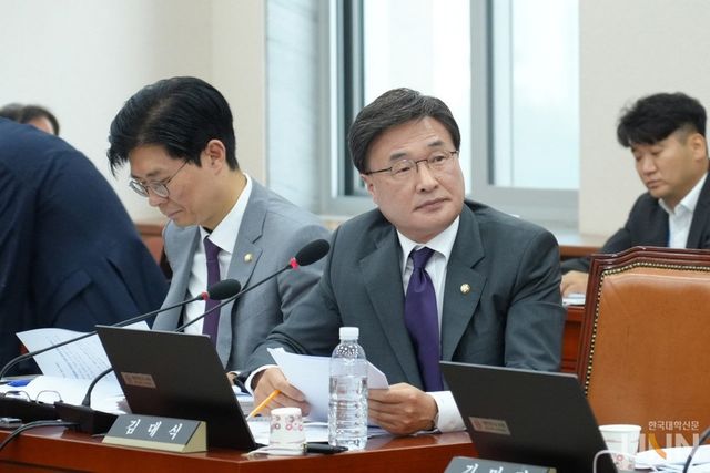 지난 8일부터 22일까지 실시된 국회 교육위원회 국정감사에서 발언하고 있는 김대식 국민의힘 의원. (사진=김대식 의원실)