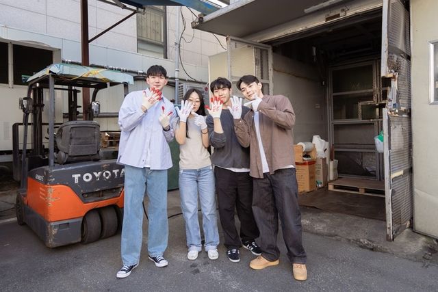 (왼쪽부터) 손도윤, 김수연, 정성채, 이희창 학생. (사진=두손지킴이)