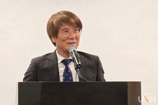 장인성 마이스터대지원사업발전협의회 회장(동원과기대 부총장)이 환영사를 전하고 있다. (사진=임연서 기자)