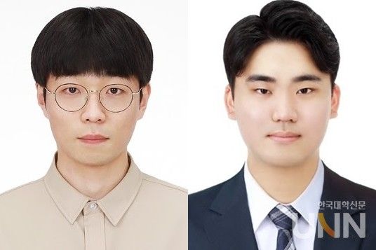 (왼쪽부터) 곽영우 석사과정생, 강진혁 석·박사 통합과정생. (사진=전북대)