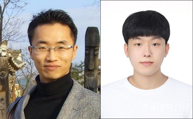 허근 교수(왼쪽), 봉정우 석사과정생.