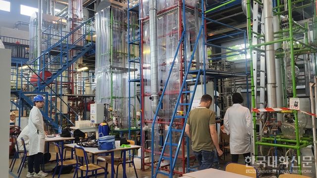 IUT 캠퍼스 내에 있는 화학공학과 실습실. (사진=주지영 기자)