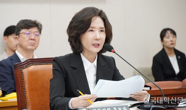 이진숙 사회부총리 겸 교육부 장관 후보자에 인사청문회가 16일 국회에서 열렸다. (사진=한명섭 기자)