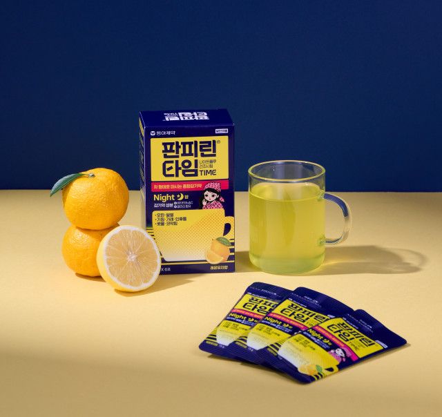 동아제약, 국내 최초 글리신 함유 차타입 감기약 ‘판피린타임 나이트플루 건조시럽’