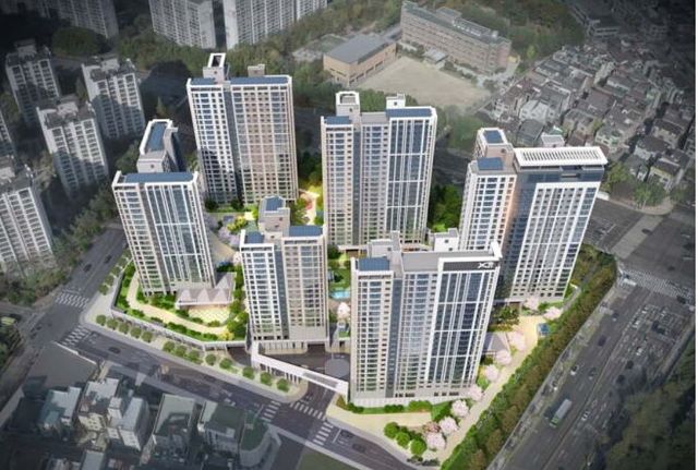 '영통역 자이 프라시엘' 조감도