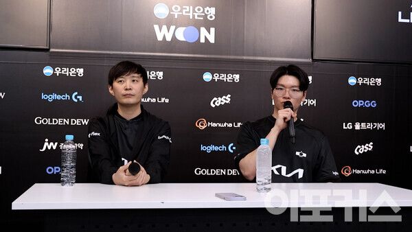 디플러스 기아 이재민 감독, '킹겐' 황성훈 선수