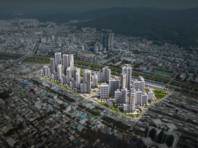 힐스테이트 어울림 청주사직 조감도