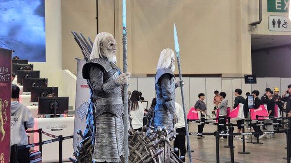 눈을 마주쳤는데 움찔했다. [곽유민 기자 촬영]