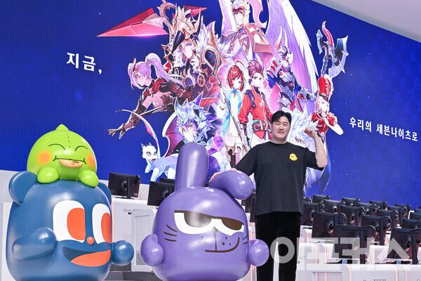 김정기 넷마블넥서스 PD. 세븐나이츠 이름을 작명했을 정도로 '세나' IP에 애정이 깊다.