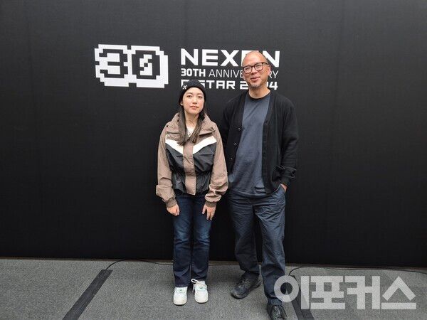 제시카 남 총괄 PD와 조 텅 CEO[곽도훈 기자 촬영]