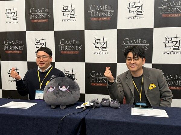 김민균 넷마블몬스터 PD, 이나행 넷마블 사업부장 [게임기자단 공동취재]