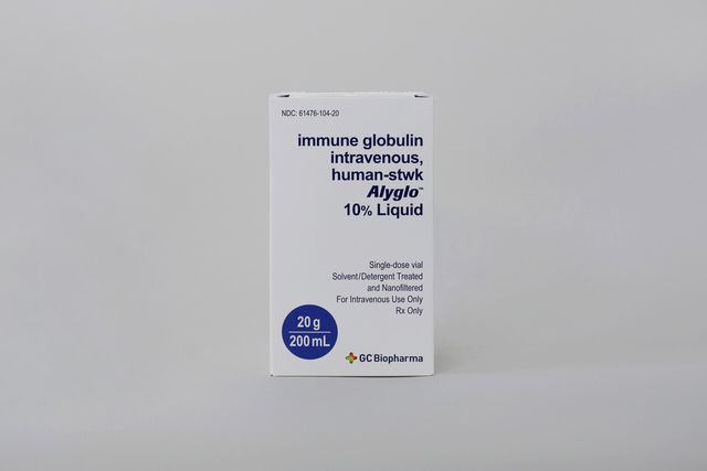 알리글로 제품 패키지 (IGIV 10%,200ml)