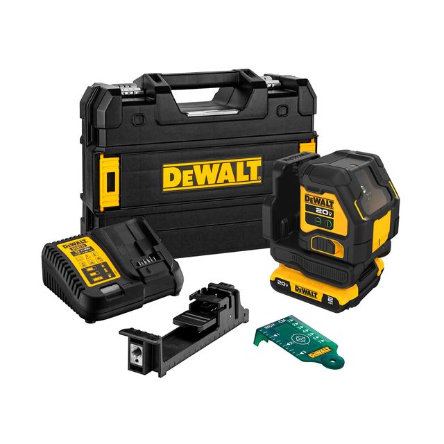 ▲ 디월트 '20V MAX 아토믹 크로스라인 그린레이저 레벨기 키트' (DCLE34021D1)