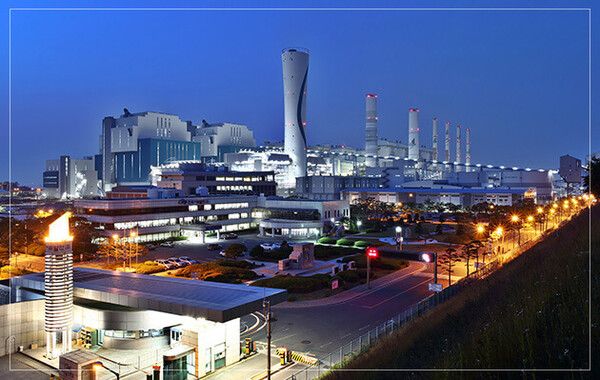 한국서부발전 태안발전본부 전경.