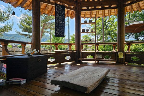 차담을 즐길 수 있는 금소마을 화목카페