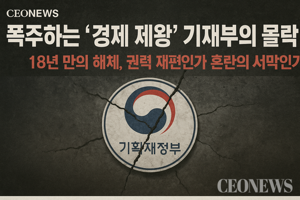 정부는 2026년 1월, 기획재정부를 두 개의 심장으로 나누는 대수술에 착수한다. '재정경제부(부총리급)'와 '기획예산처(국무총리실 산하)'로의 분리