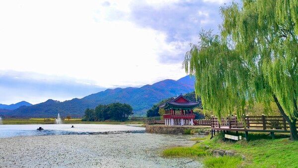 가을 정취 물씬해진 동정호와 악양루