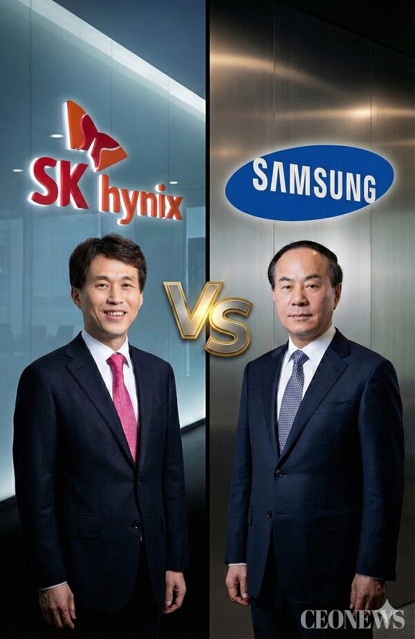 곽노정 SK하이닉스 사장과 전영현 삼성전자 부회장이 HBM 시장을 두고 양보할 수 없는 전쟁을 치르고 있다. HBM 4를 누가 선점하느냐에 따라 성패가 갈릴 것으로 보인다.