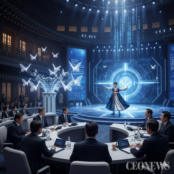 2025년 11월 4일, 한국은행이 발표한 뉴스심리지수(ESI)가 4년 3개월 만에 최고치를 기록했다. 경주에서 막을 내린 APEC(아시아태평양경제협력체) 정상회의의 '긍정 효과'가 수치로 가시화된 순간이었다. &nbsp;'지드래곤'의 화려한 무대, '로봇 나비'의 미래지향적 전시, 그리고 '젠슨 황'의 GPU 26만 장 확보라는 가시적 성과. 그 뒤에 드리워진 그림자까지, 냉철한 시선으로 APEC 경주 회의의 명과 암을 해부한다.